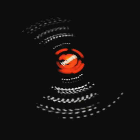 fast animated vinyl spin